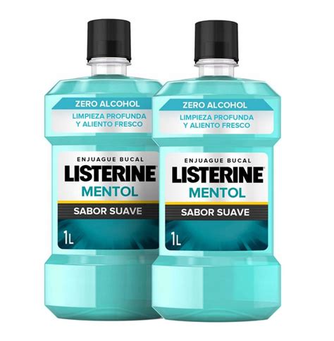 Ополаскиватель для полости рта Listerine Zero 0 Enjuague Bucal Lote 2 x ...