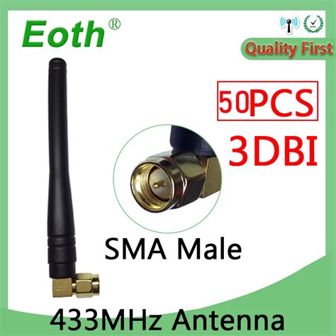 Mhz Antena Lora Pbx Dbi Sma Konektor Pria Iot Off