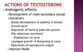 Pharmacotherapy Of Male Sex Hormones Drugs Use In Erectile