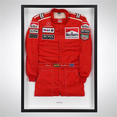 David Coulthard 1996 Mclaren Signed Race Worn Race Suit F1 Authentics