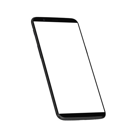Clear display phone leaned right transparent 46589542 PNG