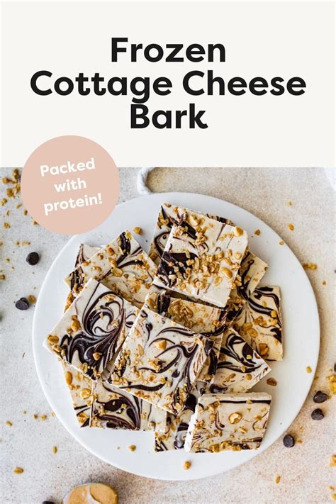 Frozen Cottage Cheese Bark Eating Bird Food