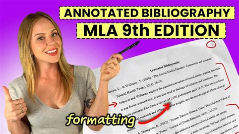 Annotated Bibliography MLA 9th Edition Beginners Guide YouTube