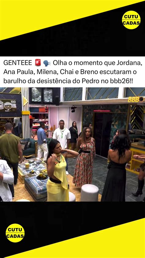Ela É Jogada No Momento Da Desistência - A Desistência de Pedro no BBB26: Reações Impactantes | TikTok