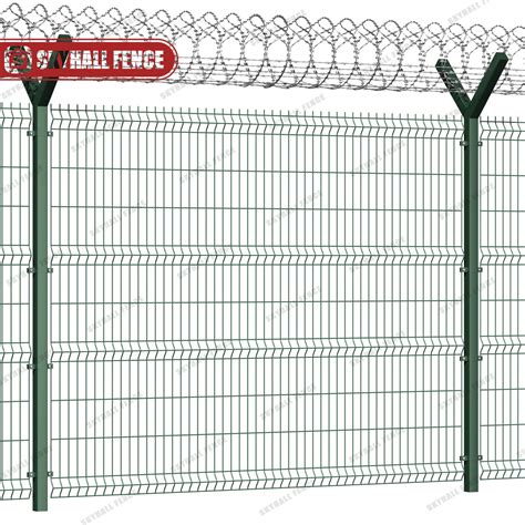 High-Security Fence Welded Metal Y Post Airport Fences - Fence and