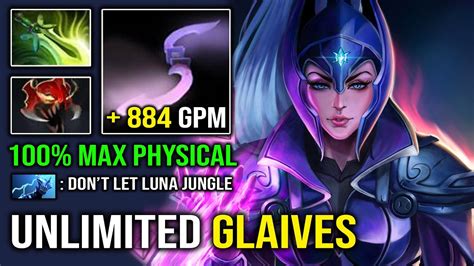 UNLIMITED Moon Glaives Luna 1st Item Madness 100 Max Physical 884 GPM