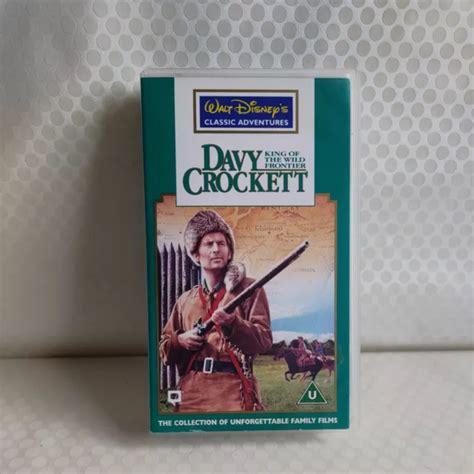 Davy Crockett King Of The Wild Frontier Disney Vhs Video