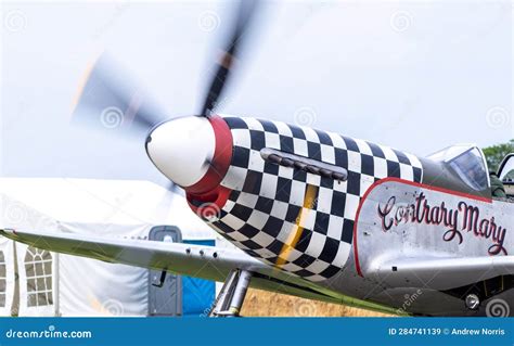 P51 Mustang Aircraft Editorial Stock Image Image Of Flight 284741139