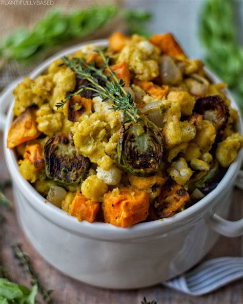 Roasted Vegetable Stuffing Plantifully Based