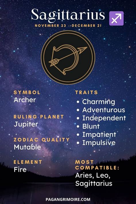 The Adventurous Sagittarius Traits And Characteristics Niood