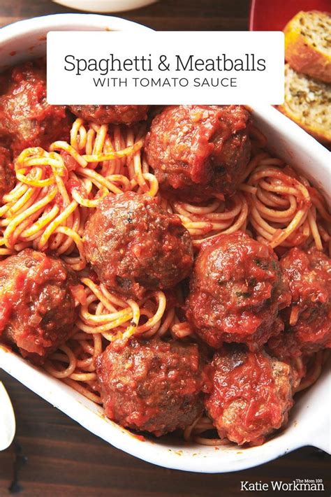 Spaghetti and Meatballs with Tomato Sauce | Recipe | Meatballs ...