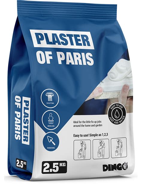 Plaster of Paris 2.5kg Bag - Dingo Cement