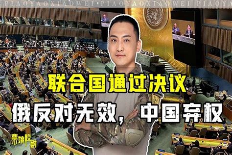 联合国通过决议，为泽连斯基破例，俄反对无效，中方基于立场投票 凤凰网视频 凤凰网