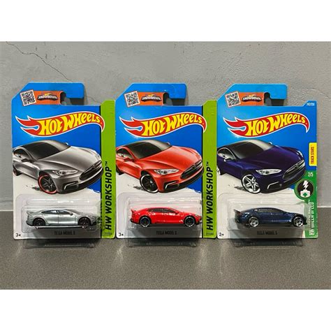 初版特斯拉 Hot Wheels 風火輪 Tesla Model S 電動車 HW Green Speed 蝦皮購物