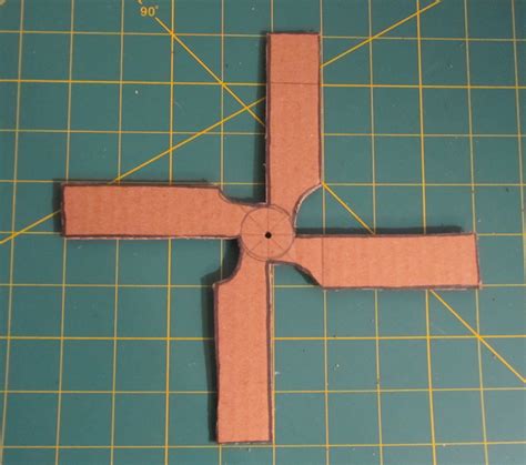 How To Make A Small Toy Windmill Out Of Cardboard