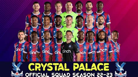 Crysral Palace Full Squad 202223 Season Crystal Palace Premier