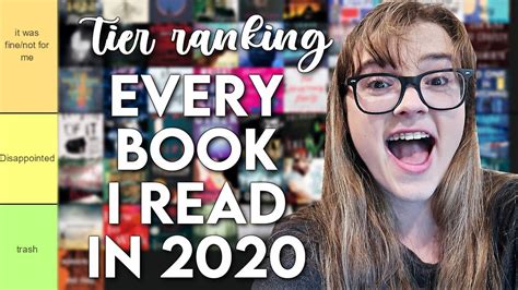 Tier Ranking Every Book I Read In 2020 YouTube