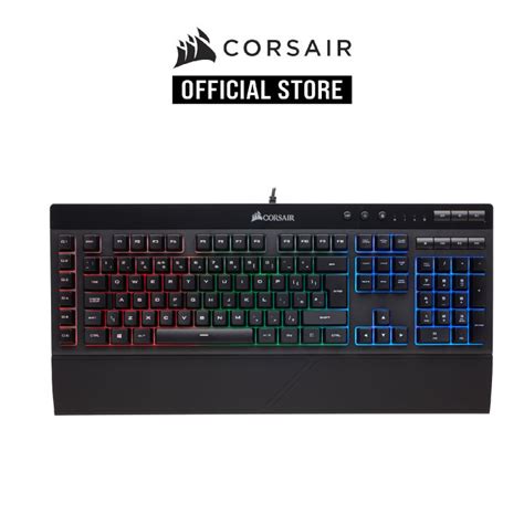 corsair  rgb mechanical gaming keyboard lazada