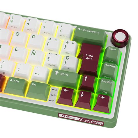 Teclado Mec Nico Royal Kludge R Al Mbrico Chartreuse Switch Wired Mode Hot Swap