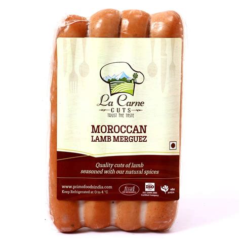 La Carne Lamb Merguez Moroccan 250g Grocery And Gourmet Foods