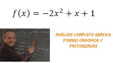 Función Cuadrática Análisis Completo Gráfica Forma Canónica y