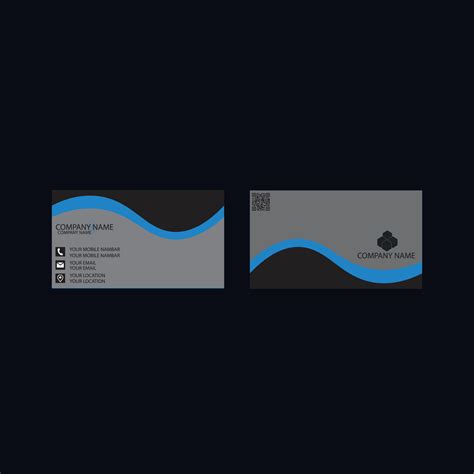 free business card design 16742352 Vector Art at Vecteezy