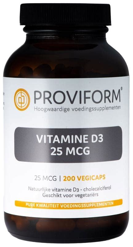 Proviform Vitamine D Mcg Vega Caps Vitadvice Bv