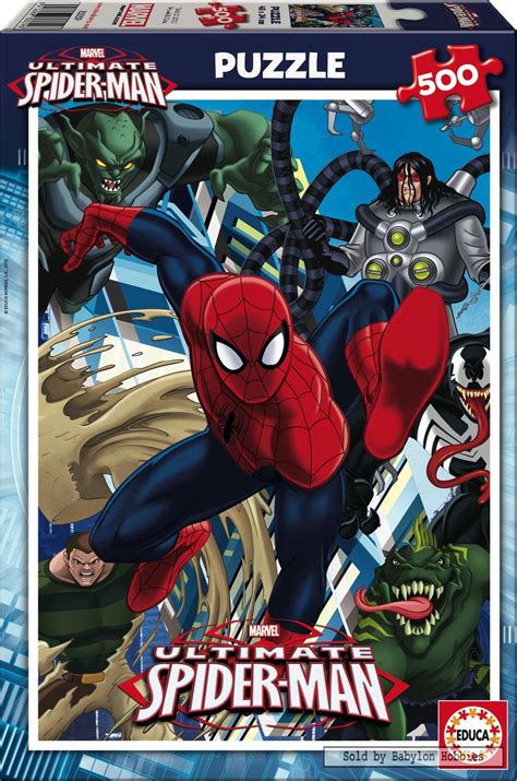 500 Pcs Jigsaw Puzzle Marvel Ultimate Spiderman Spider Man EDUCA