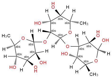 3R 4R 5S 6S 4 2S 3R 4R 5R 6S 4 5 Dihydroxy 6 Methyl 3 2R 3S 4S