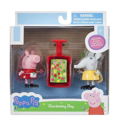 Peppa Pig Peppa & Emily Elephant Gardening Action Figure | Walmart Canada