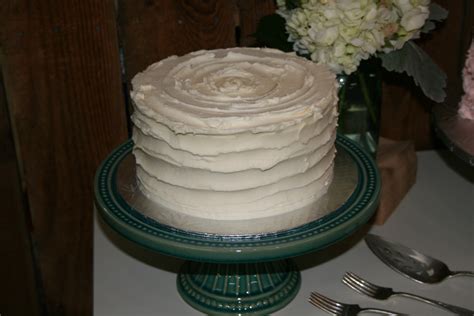 Ruffled Buttercream Wedding Cake Whitney Lewis Flickr