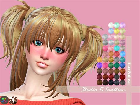 Animate Hair 73 Hina S4ccstandalone 47 Colors New Mesh By Me