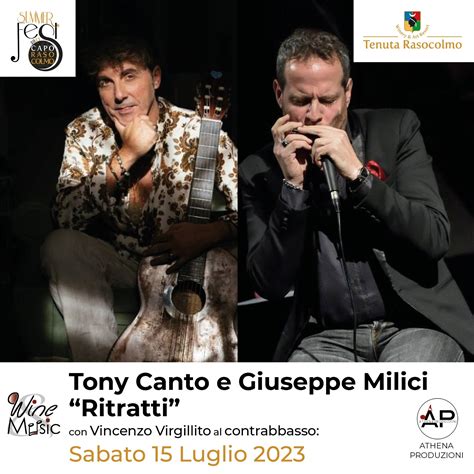 Tenuta Rasocolmo Sabato Alle Tony Canto E Giuseppe Milici