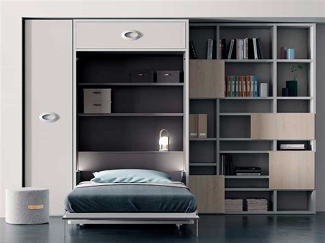 Cama Abatible Vertical Con Escritorio Modelo Convert Muebles Raquel Es