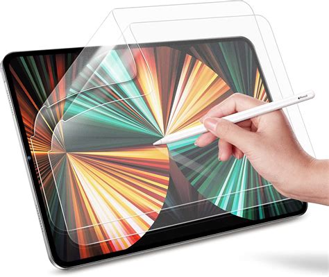 ESR 2 Stück Paper Feel Displayschutzfolien kompatibel mit iPad Pro 12 9