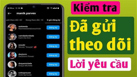 Cách Kiểm Tra Lượt Theo Dõi Yêu Cầu đã Gửi Trên Instagram Kiểm Tra Đã Gửi Yêu Cầu Trên Instagram