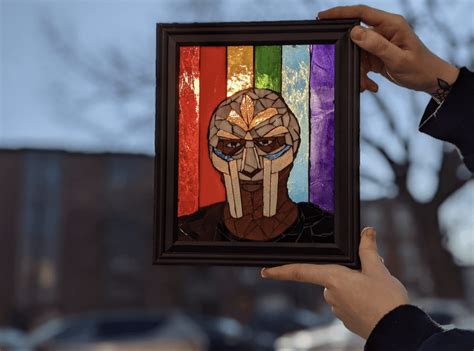 Doom Stained Glass Piece I Just Finished Up Mfdoom