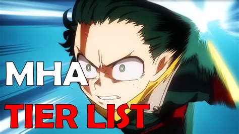 Tier List For All My Hero Academia Openings Youtube