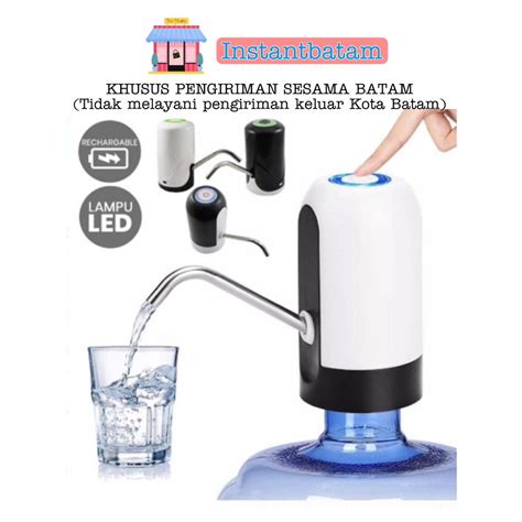 Jual 752 Pompa Aqua Galon Listrik Pompa Galon USB Recharge Shopee