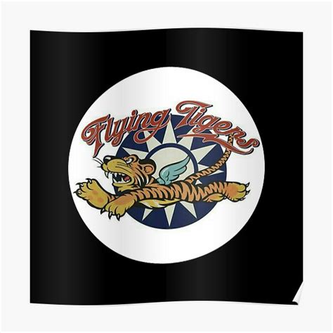 "Flying Tigers Squadron Logo USAF" Poster by fmdm | Redbubble