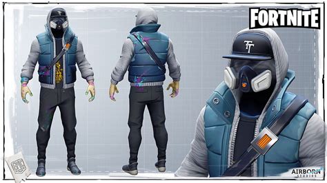 ArtStation Fortnite Battle Royale Abstrakt Skin Airborn Studios HD