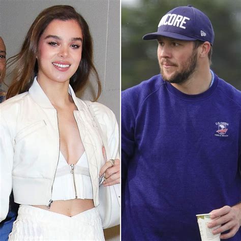 Hailee Steinfeld Zauwa Ona Z Joshem Allenem Z Buffalo Bills Po R D