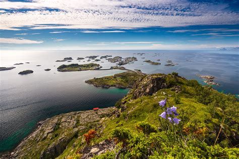 View to Henningsvær, Norway