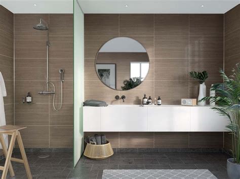 Fibo Scandinavian Bathroom Wall Panel Marina Grey Oak