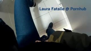 Masturbating In Public Toilet Laura Fatalle HotPornTV Net XXX Sex