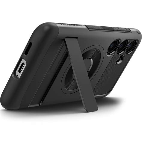 Etui Spigen Slim Armor MagFit Do Galaxy S24 Plus Czarne Pancernik Eu