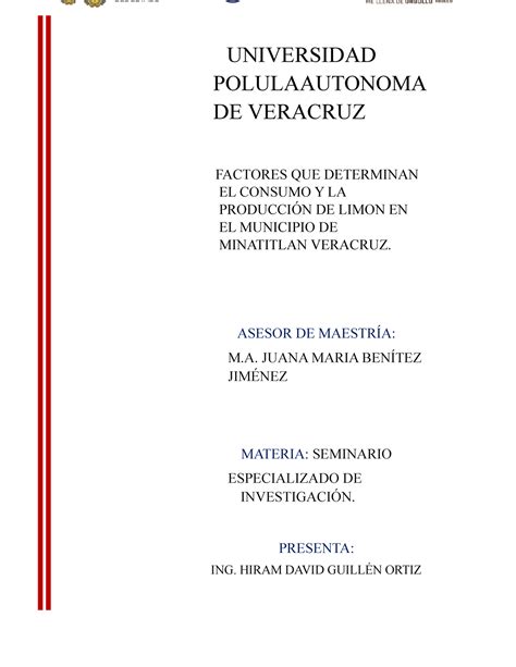 Anteproyecto Seminario De Investigacion Universidad Polulaautonoma