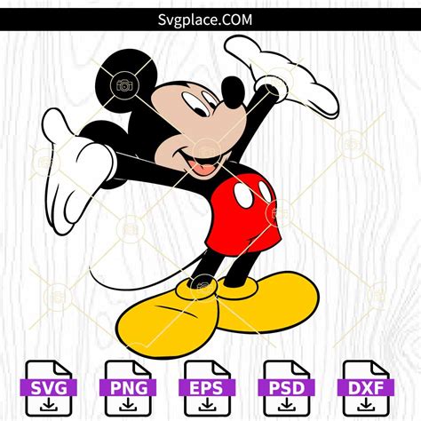 Mickey Mouse SVG, Mickey Mouse svg for cricut, Disney Mickey SVG