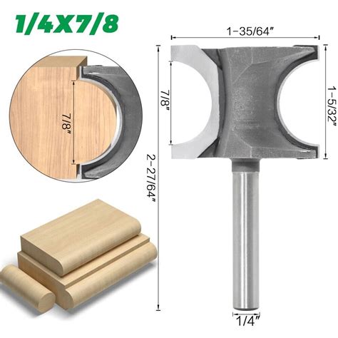 Hartmetall Router Bit Halbkugel Seitenfr Ser Fr Sen Holz Milling Cutter