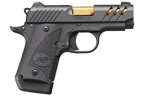 Kimber Micro 9 Esv Black 9mm Carry Conceal Pistol With Ported Slide